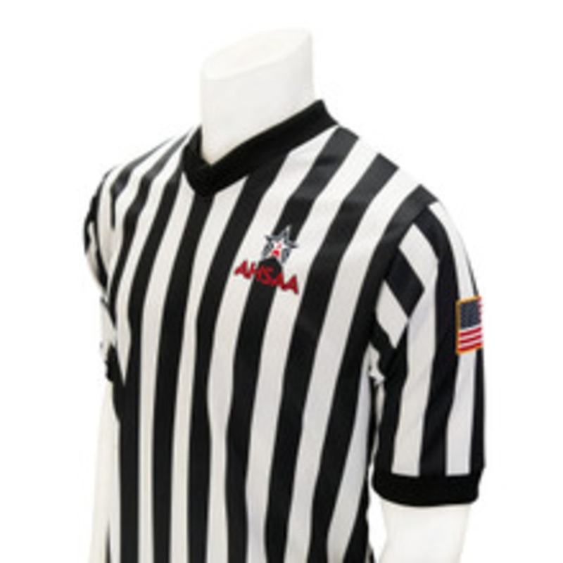 Alabama AHSAA Body Flex Men's Basketball Referee Shirt-D