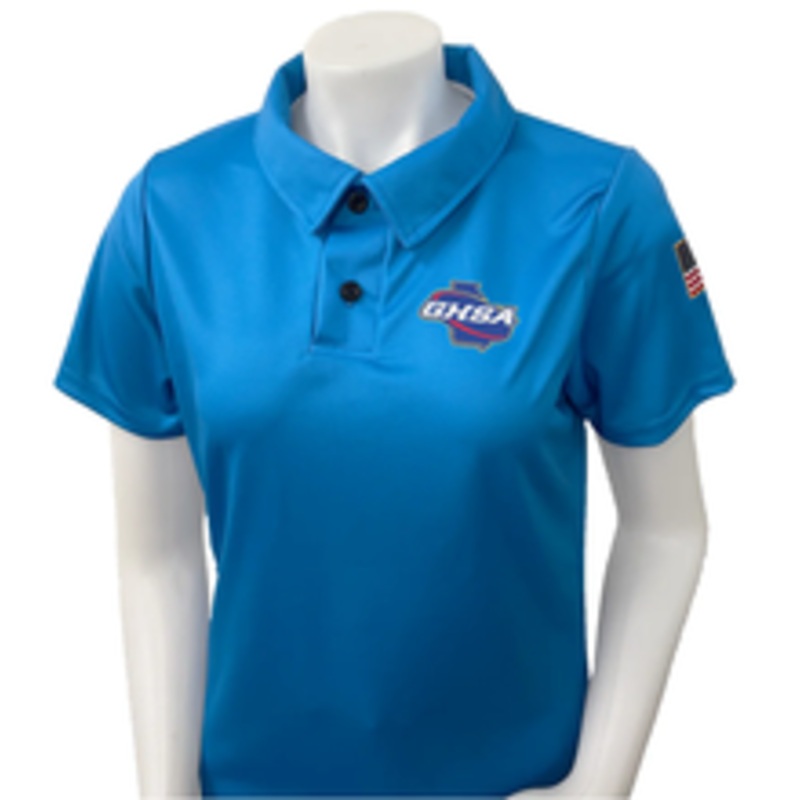Georgia GHSA Bright Blue Women's Volleyball Referee Shirt