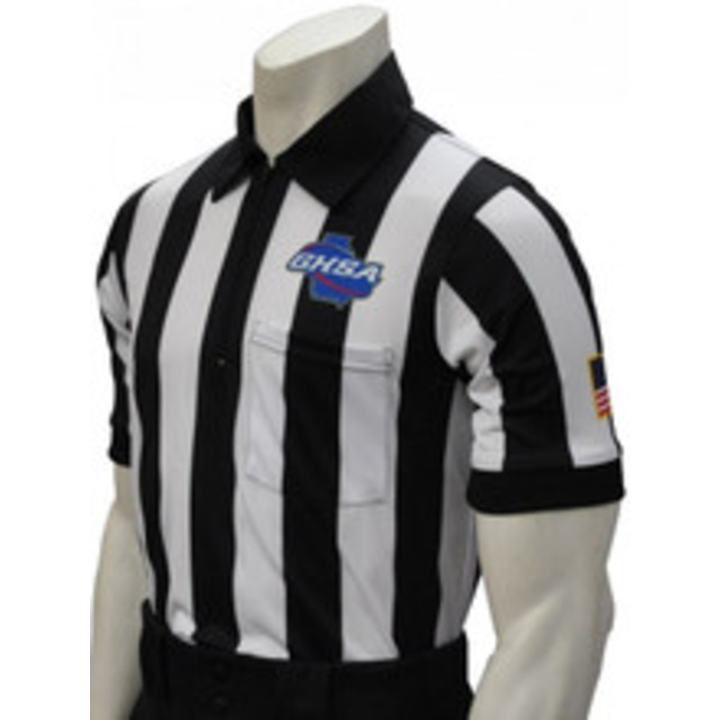 Georgia GHSA Dye Sublimated Football Referee Shirt