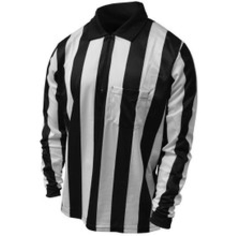Honig's Ultra Tech 2 Stripe Long Sleeve Football Referee Shirt-MD