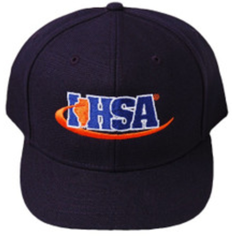Illinois IHSA 6-stitch Navy Mesh Fitted Combo Umpire Cap