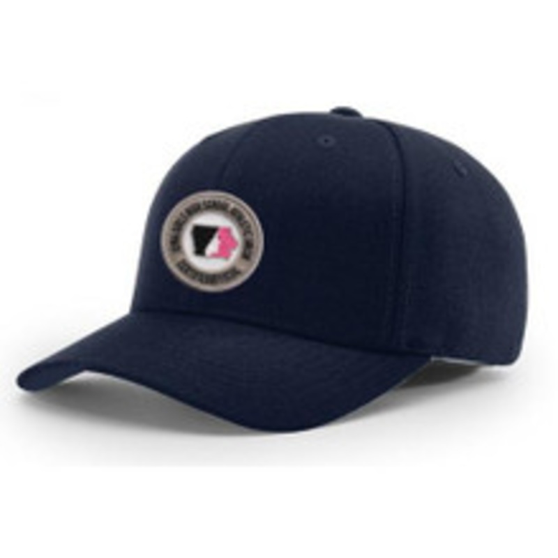 Iowa Girls IGU 8-Stitch Performance Flex-fit Navy Softball Umpire Cap