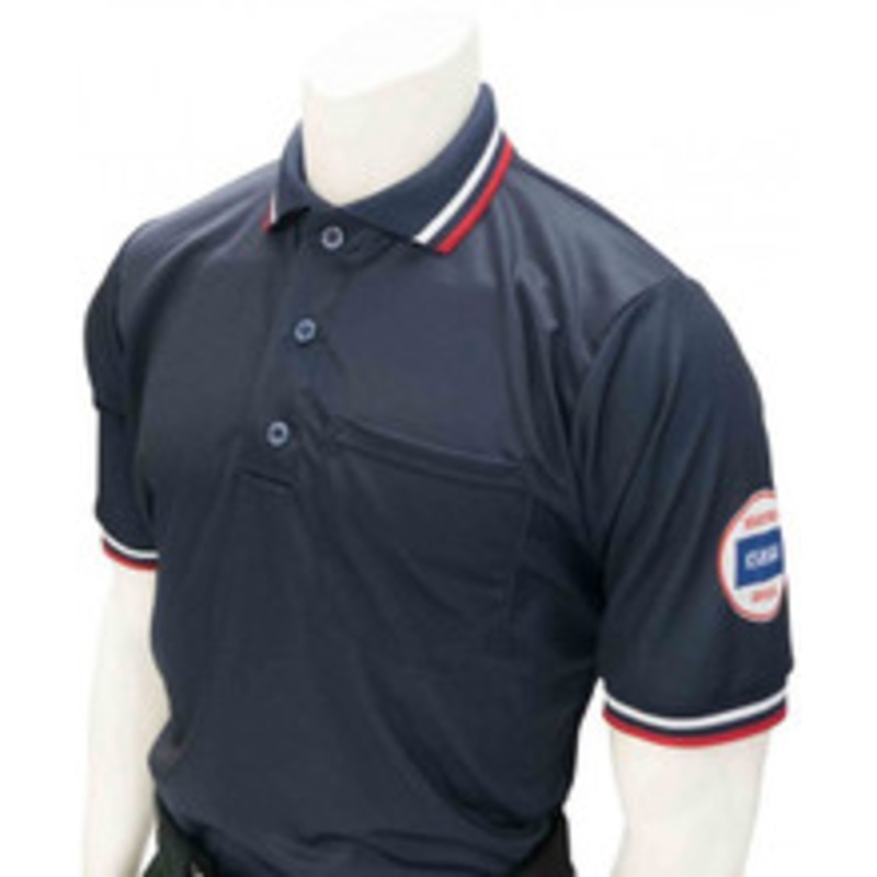 Kansas KSHSAA Dye Sublimated Navy Umpire Shirt
