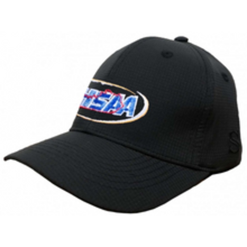 Kentucky KHSAA Smitty Black Performance Mesh 4-stitch Flex-Fit Combo Umpire Cap