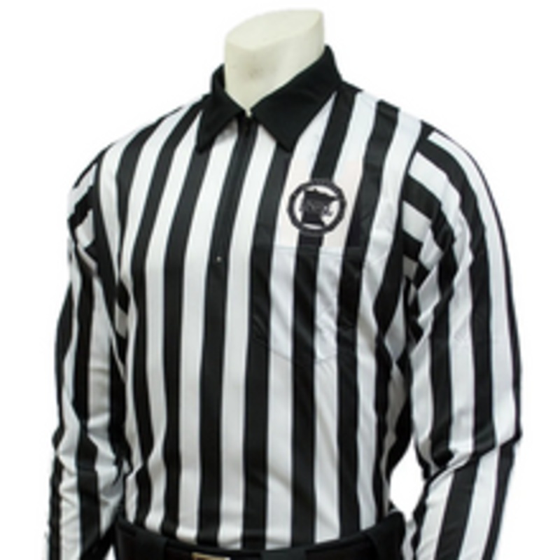 Minnesota MSHSL Men's Style Long Sleeve Girls Lacrosse Referee Shirt