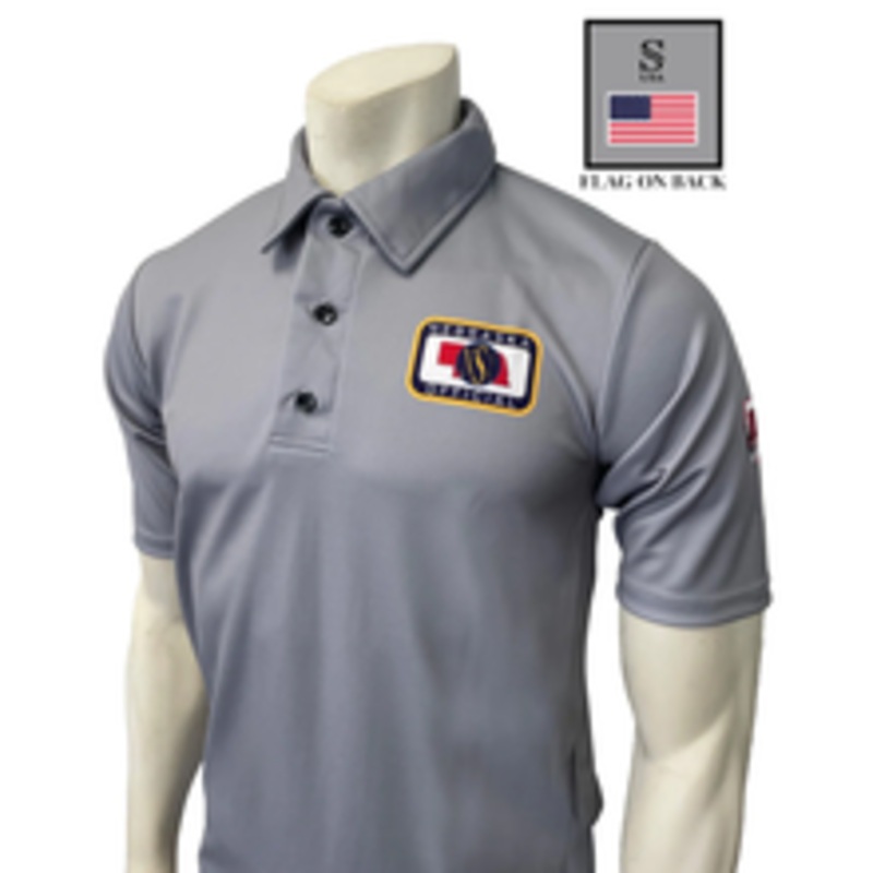 Nebraska NSAA Men's Grey Volleyball Referee Shirt