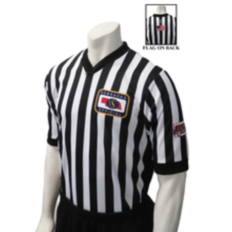 Nebraska NSAA Side Panel NHSOA Basketball Referee Shirt