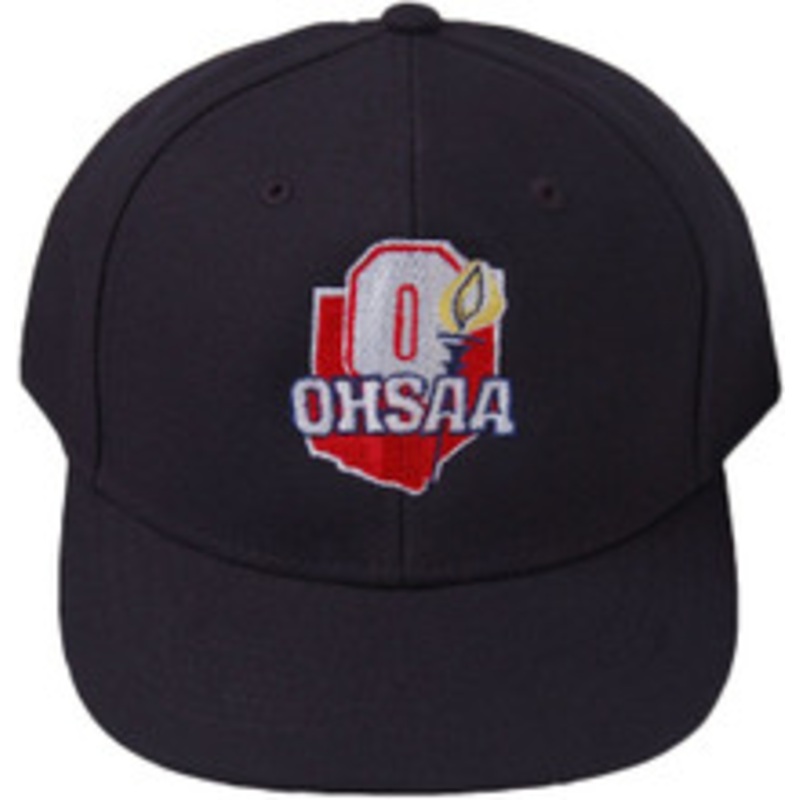 Ohio OHSAA Fitted Navy Wool 6-stitch Umpire Cap