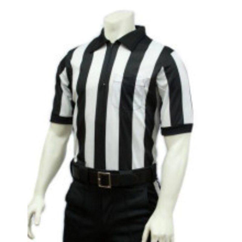 Smitty 2 1/4 Stripe Body Flex Short Sleeve Football Referee Shirt Extra Tall