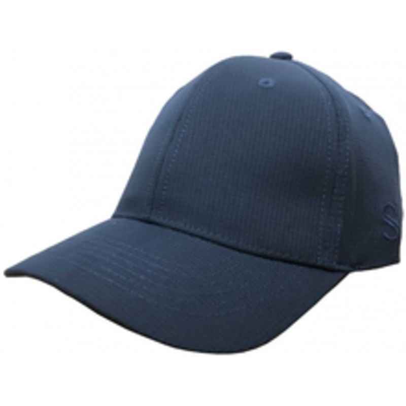 Smitty Navy Performance Mesh 6-stitch Flex-Fit Umpire Combo Cap