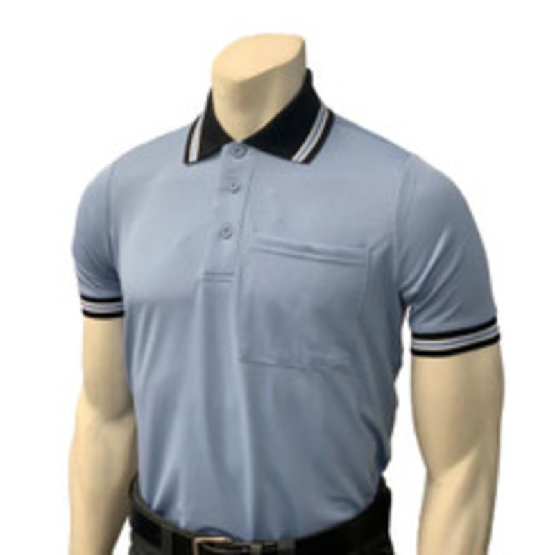 Smitty Official's Apparel Carolina Blue Body Flex Style Umpire Shirt
