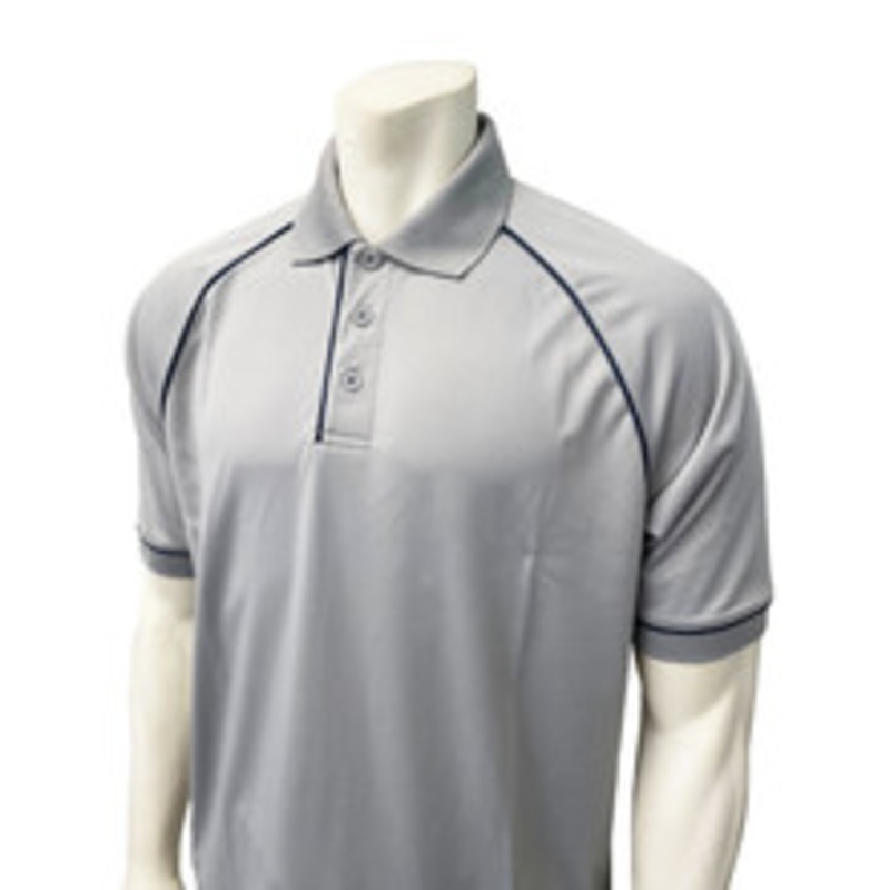 Smitty Officials Apparel Men's Grey Volleyball Referee Shirt