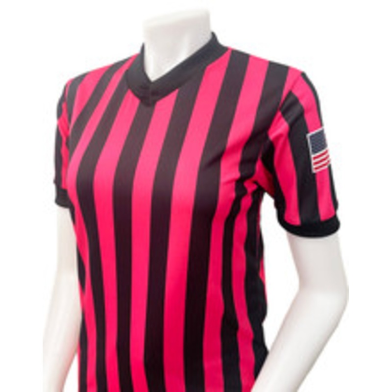 Smitty Women's Pink Basketball Referee Shirt