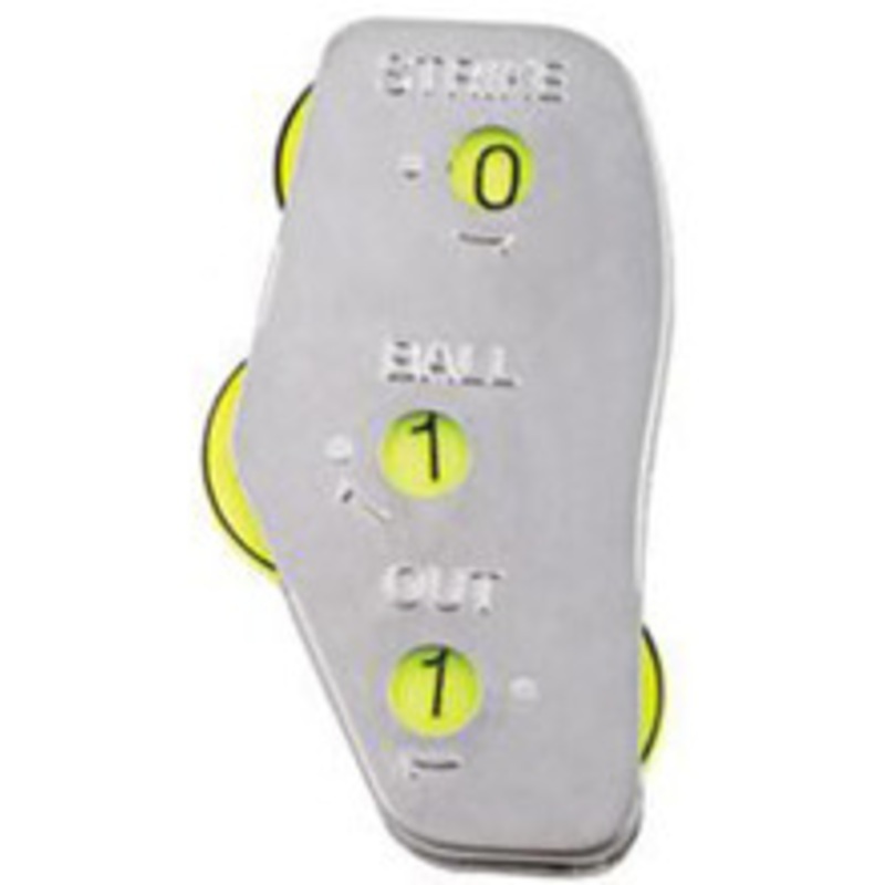 Stainless Steel Optic Yellow 3-Dial Umpire Indicator