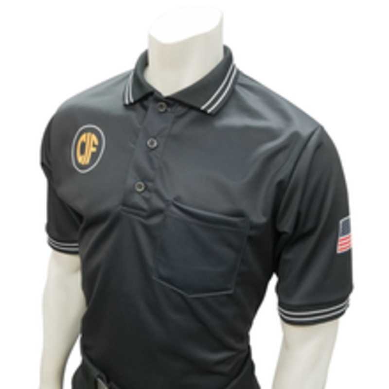 California CIF Dye Sublimated Black Umpire Shirt 