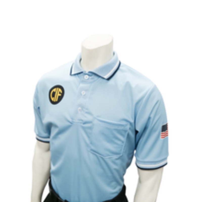 California CIF Dye Sublimated Powder Blue Umpire Shirt 