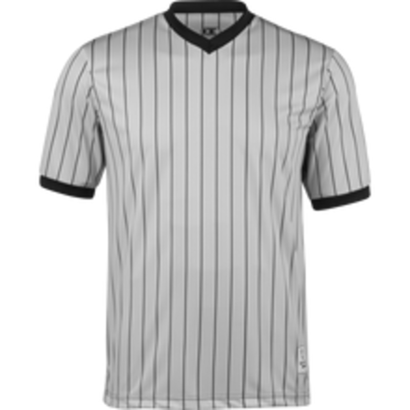 Cliff Keen Grey Ultra Mesh Wrestling Referee Shirt Extra Tall