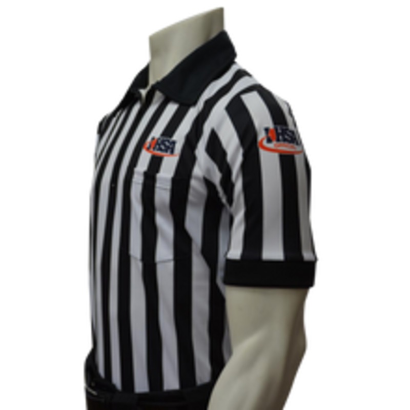 Illinois IHSA Body Flex Short Sleeve Football Referee Shirt