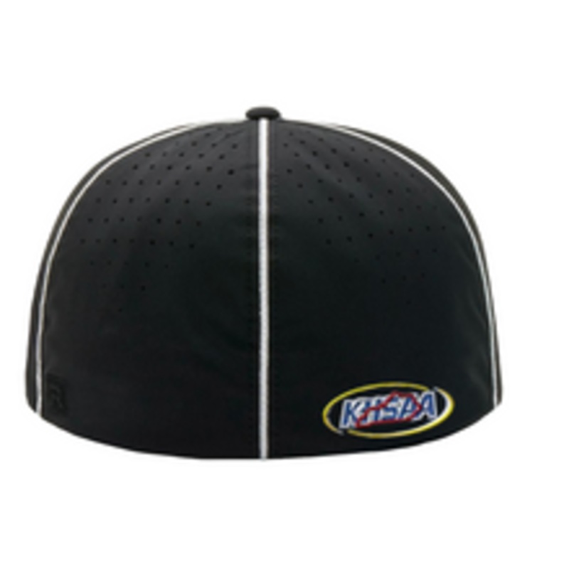 Kentucky KHSAA Black Ignite Laser Performance Flex-fit Football Referee Cap