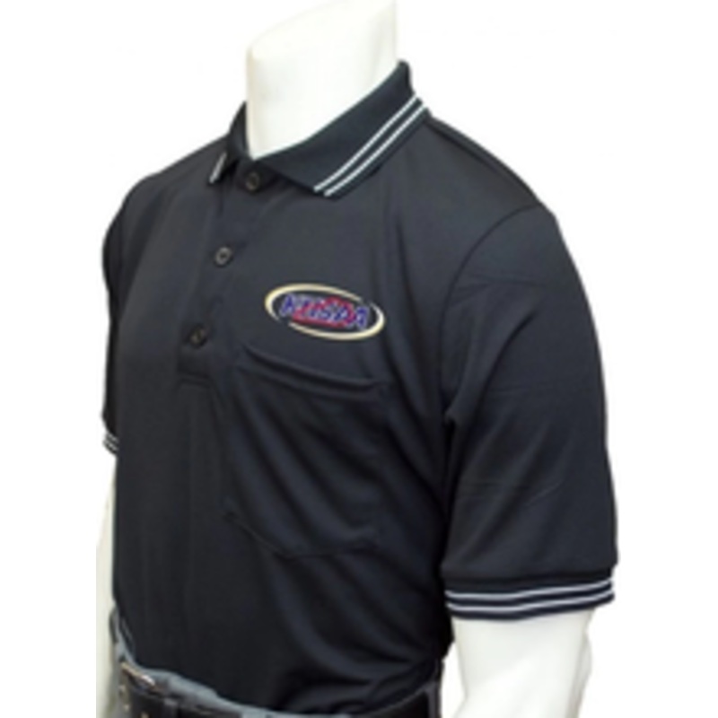 Kentucky KHSAA Embroidered Short Sleeve Black Body Flex Style Umpire Shirt