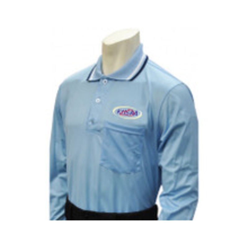Kentucky KHSAA Powder Blue Dye Sublimated Long Sleeve Umpire Shirt