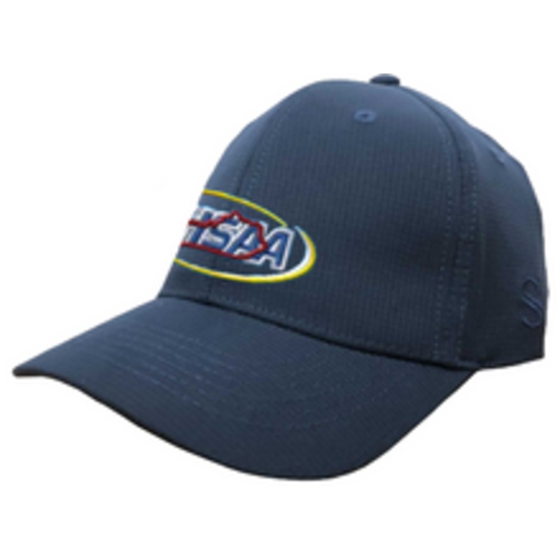 Kentucky KHSAA Smitty Navy Performance Mesh 6-stitch Flex-Fit Combo Umpire Cap