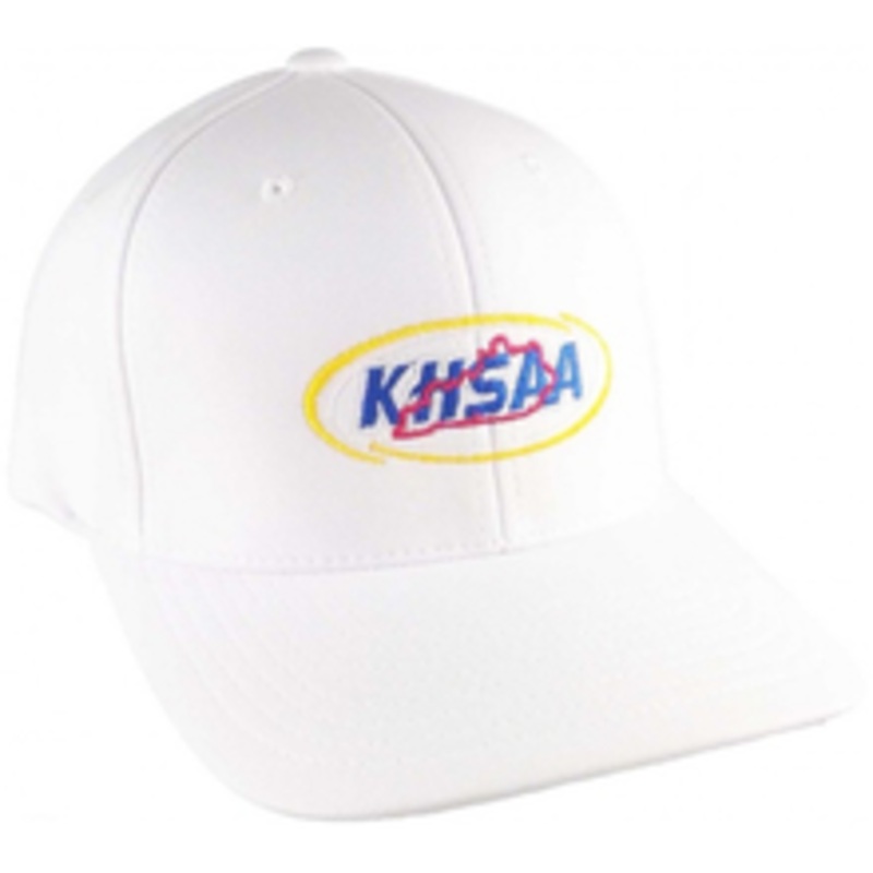 Kentucky KHSAA White Ignite Laser Performance Flex-fit Football Referee Cap