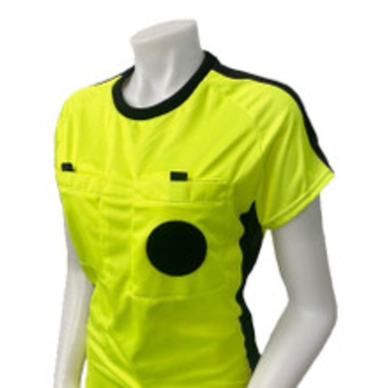 NCAA Women's Safety Yellow Short Sleeve Soccer Referee Shirt