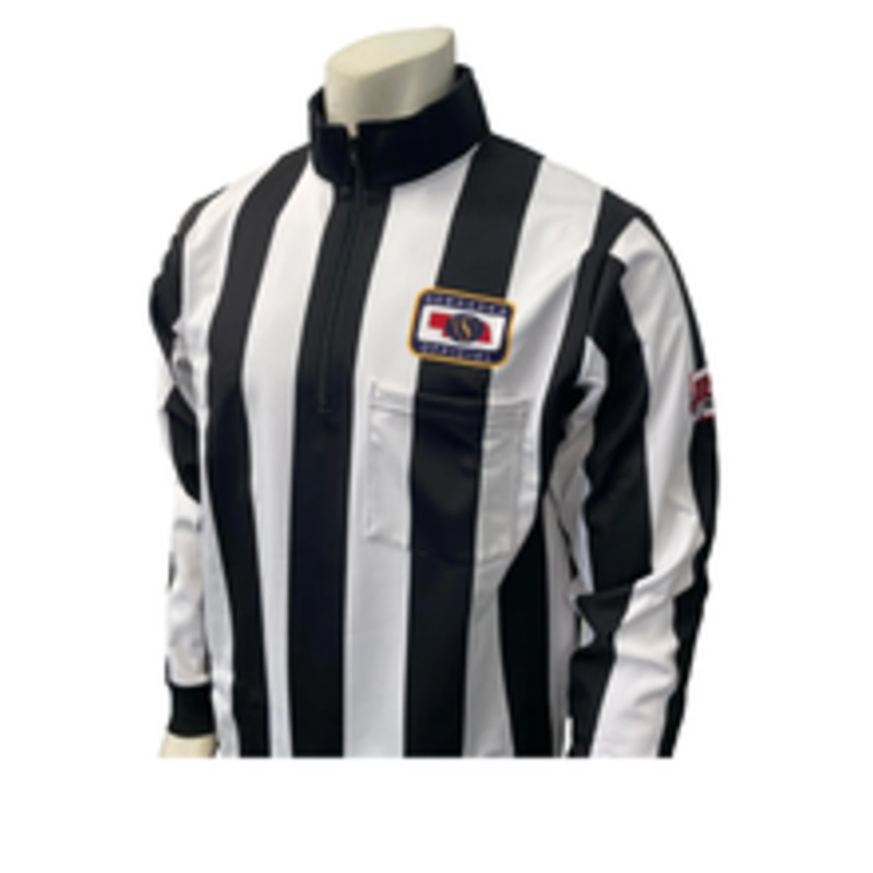 Nebraska NSAA Cold Weather Long Sleeve Football Referee Shirt No Flag