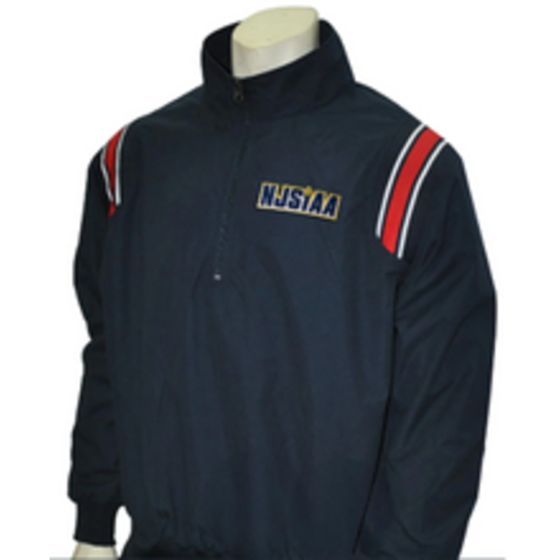 New Jersey NJSIAA Navy with Red/White Trim Umpire Pullover 