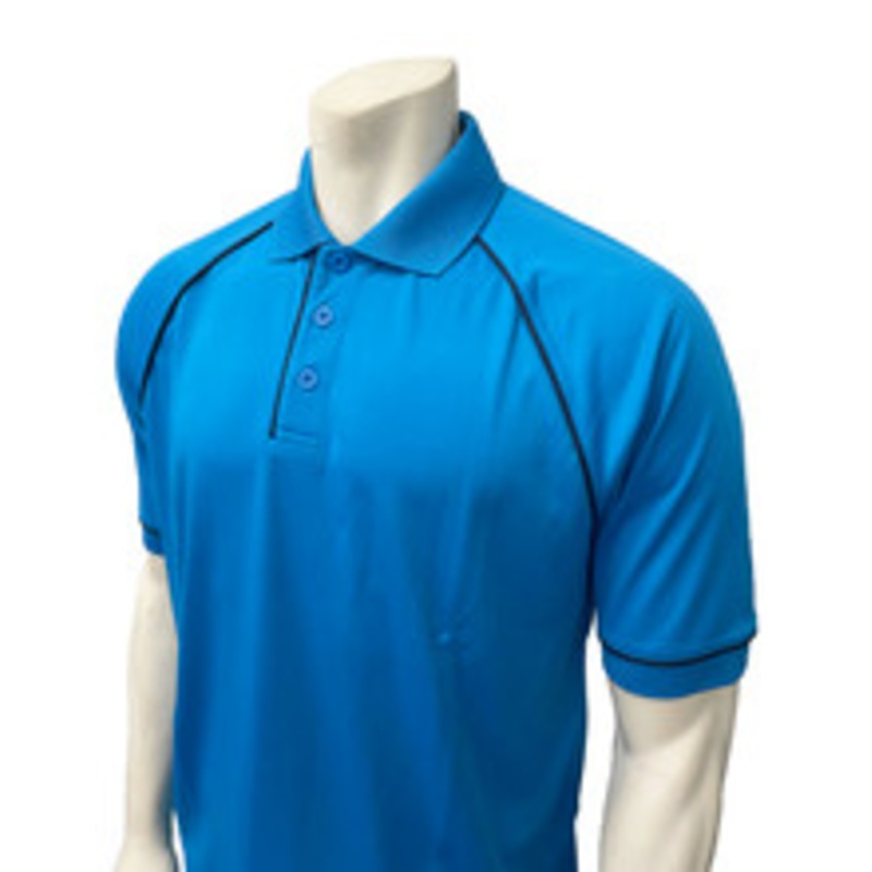 Smitty Men's Bright Blue Short Sleeve Volleyball Referee Shirt