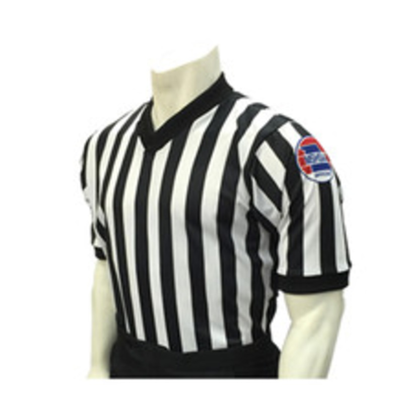 Smitty Official's Apparel Missouri MSHSAA Men's Side Panel Basketball Referee Shirt