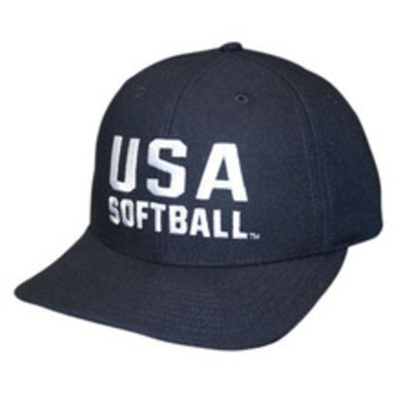 USA Softball Poly Blend Flex-Fit 8-Stitch Umpire Cap 