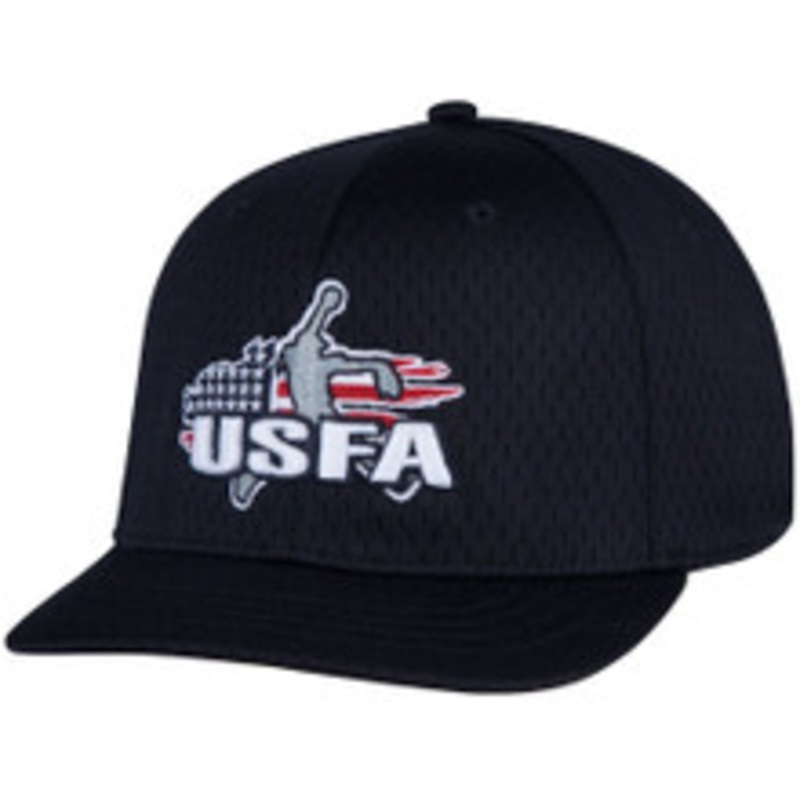 USFA FITTED NAVY WOOL 4-STITCH CAP