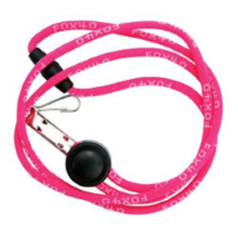 Fox 40 Pink Break-away Referee Lanyard with Fox 40 Logo