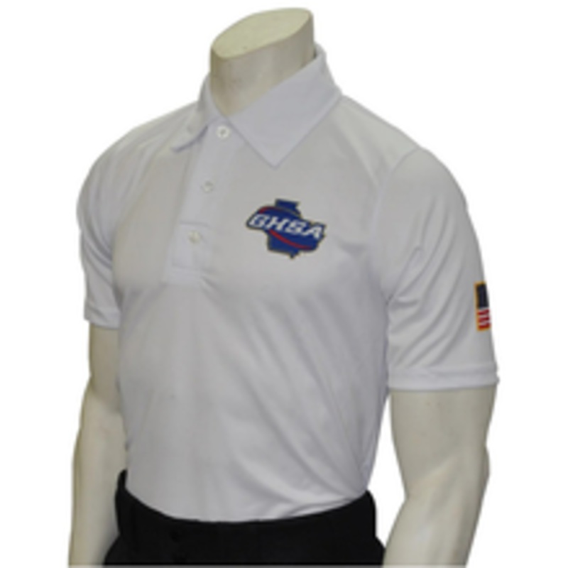 Georgia GHSA Men's White Volleyball & Swimming Referee Shirt 