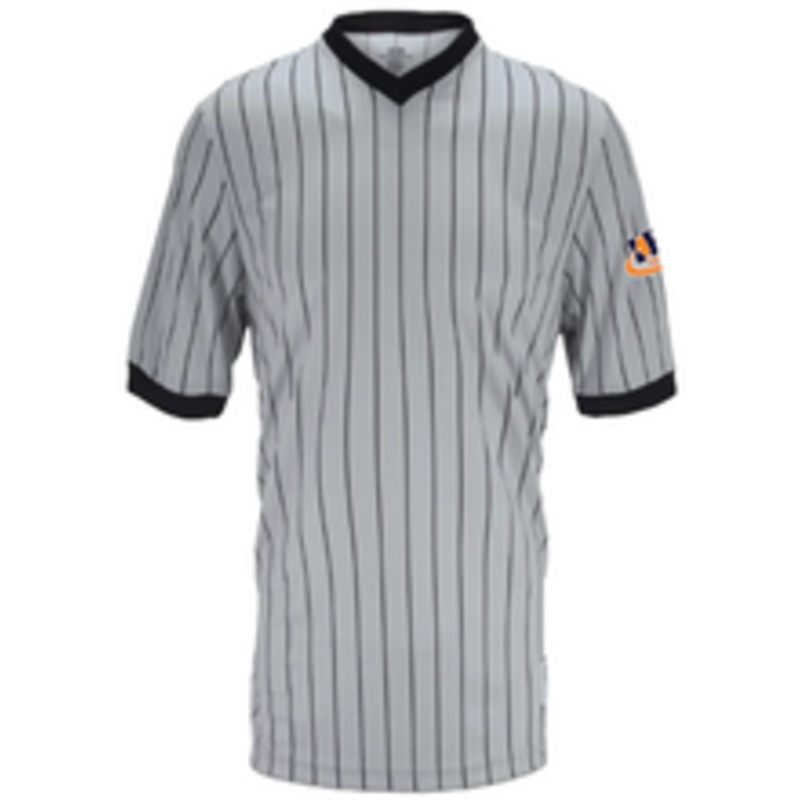 Illinois IHSA Cliff Keen Grey Mesh Wrestling Referee Shirt Extra Tall