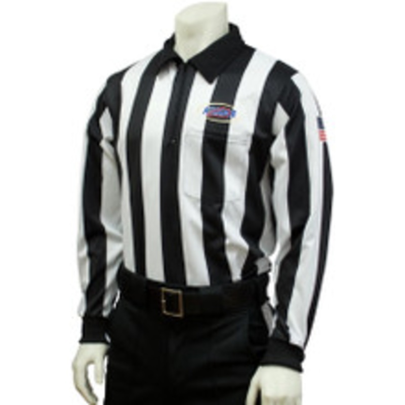Kentucky KHSAA Dye Sublimated 2 Stripe Long Sleeve Football Referee Shirt