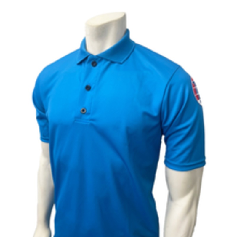 Missouri MSHSAA Men's Bright Blue Volleyball Referee Shirt Extra Tall-DC