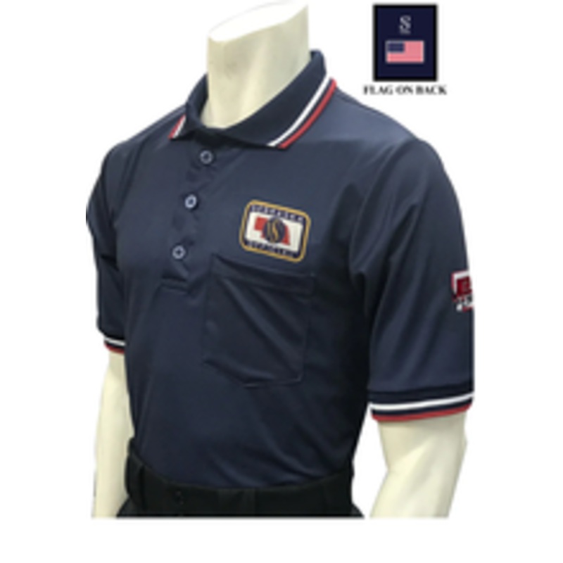 Nebraska NSAA Dye Sublimated Short Sleeve Navy Umpire Shirt