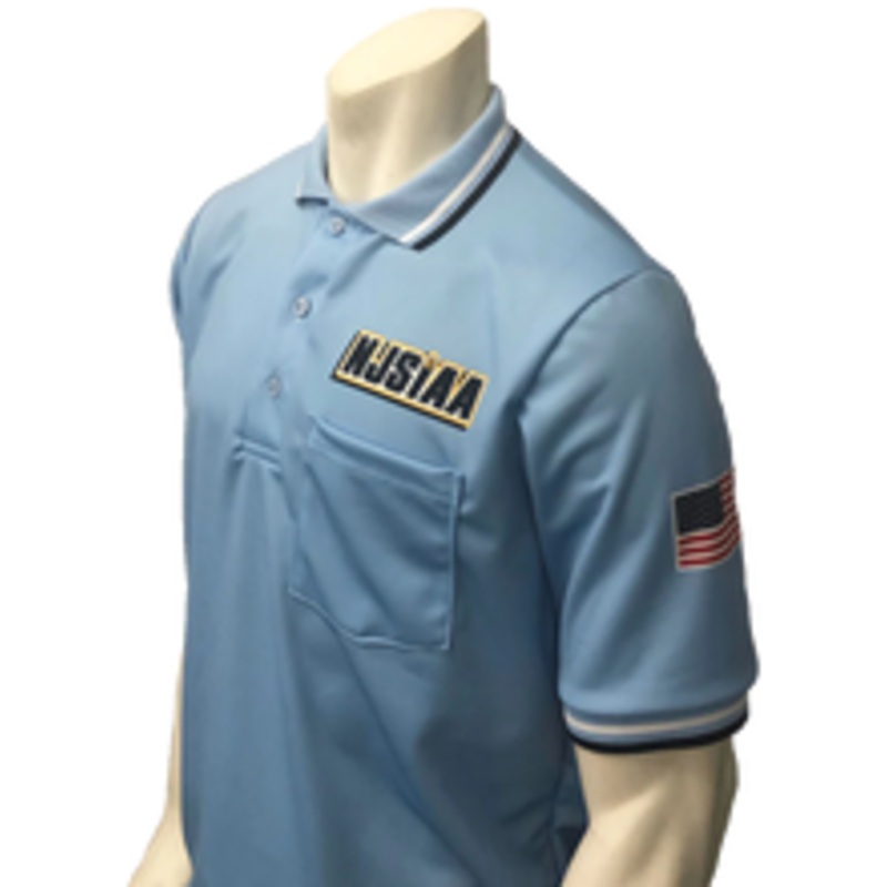 New Jersey NJSIAA Short Sleeve Powder Blue Umpire Shirt