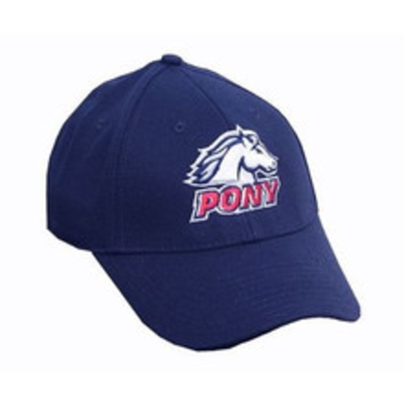 PONY League Navy Wool 6-stitch Combo Umpire Cap