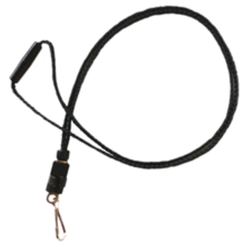 Smitty Black Break-away Referee Lanyard PTS