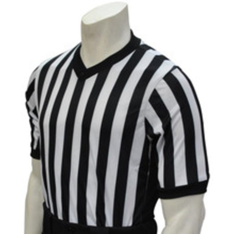 Smitty Dye Sublimated Body Flex Side Panel Basketball Referee Shirt-No Flag 
