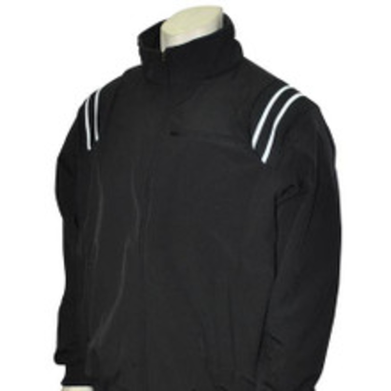 Smitty Officials Apparel Black Therma Base Umpire Jacket with Black and White Trim