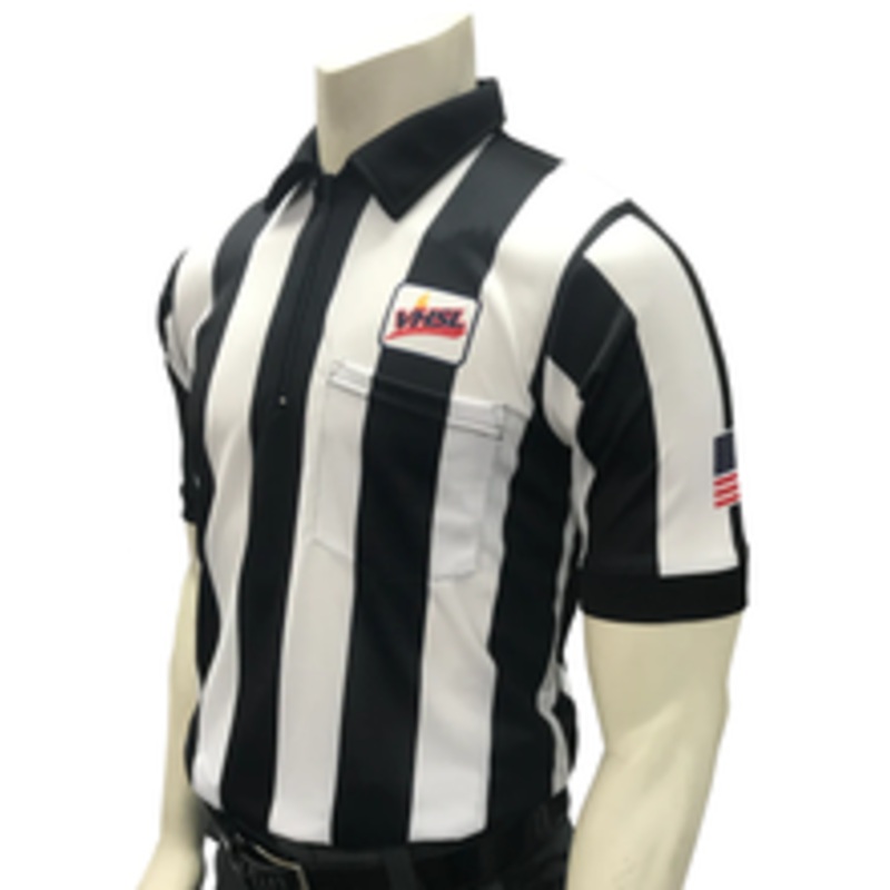 Virginia VHSL Short Sleeve 2 1/4 Dye Sublimated Football Referee Shirt