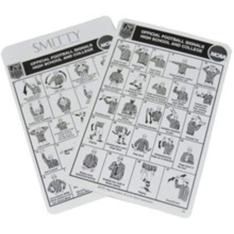 Football Referee Plastic Signal Card