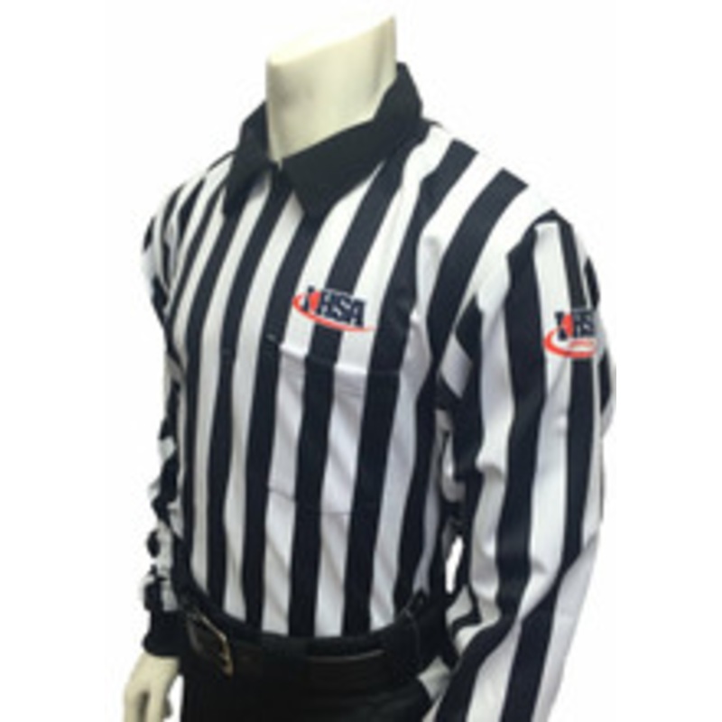 Illinois IHSA Dye Sublimated Long Sleeve Football Referee Shirt