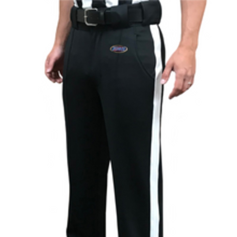 Kentucky KHSAA Premium Tapered Fit 4-Way Stretch Poly/Spandex Football Referee Pants 1 1/4 Stripe