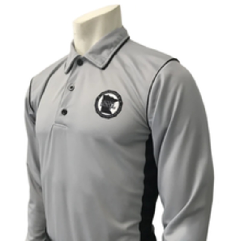 Minnesota Men's Grey Long Sleeve Volleyball Referee Shirt